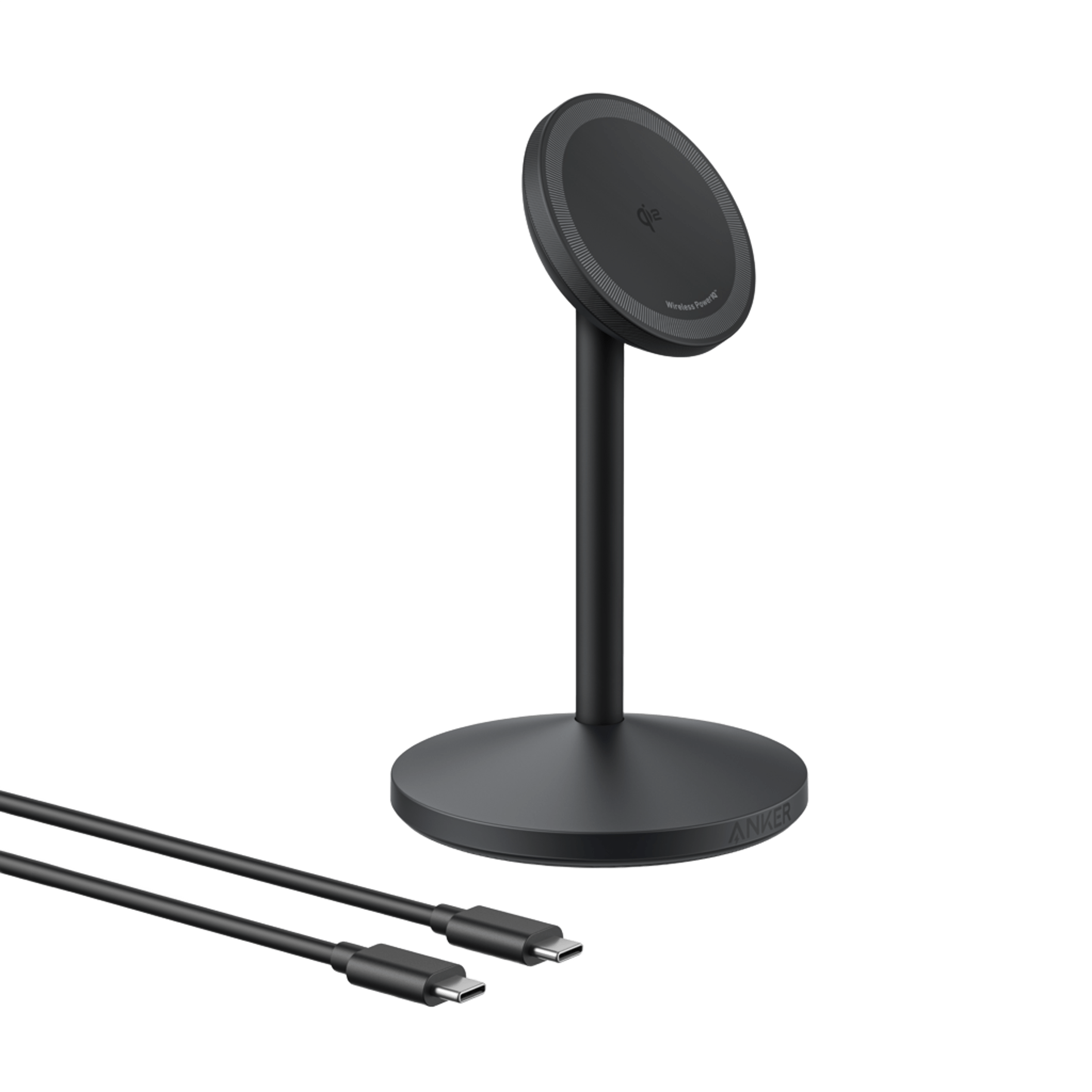 Anker wireless charging stand for smartphones with USB-C cables
