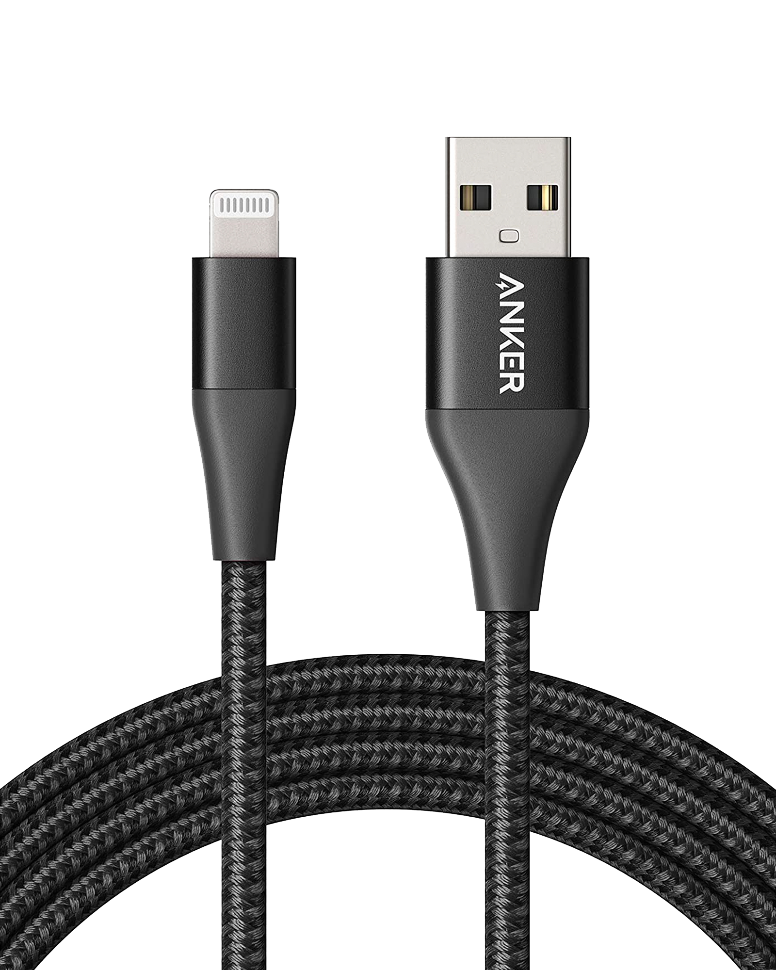 Anker 551 USB-A to Lightning Cable (3 ft / 6 ft / 10 ft) O7 Black / 6ft