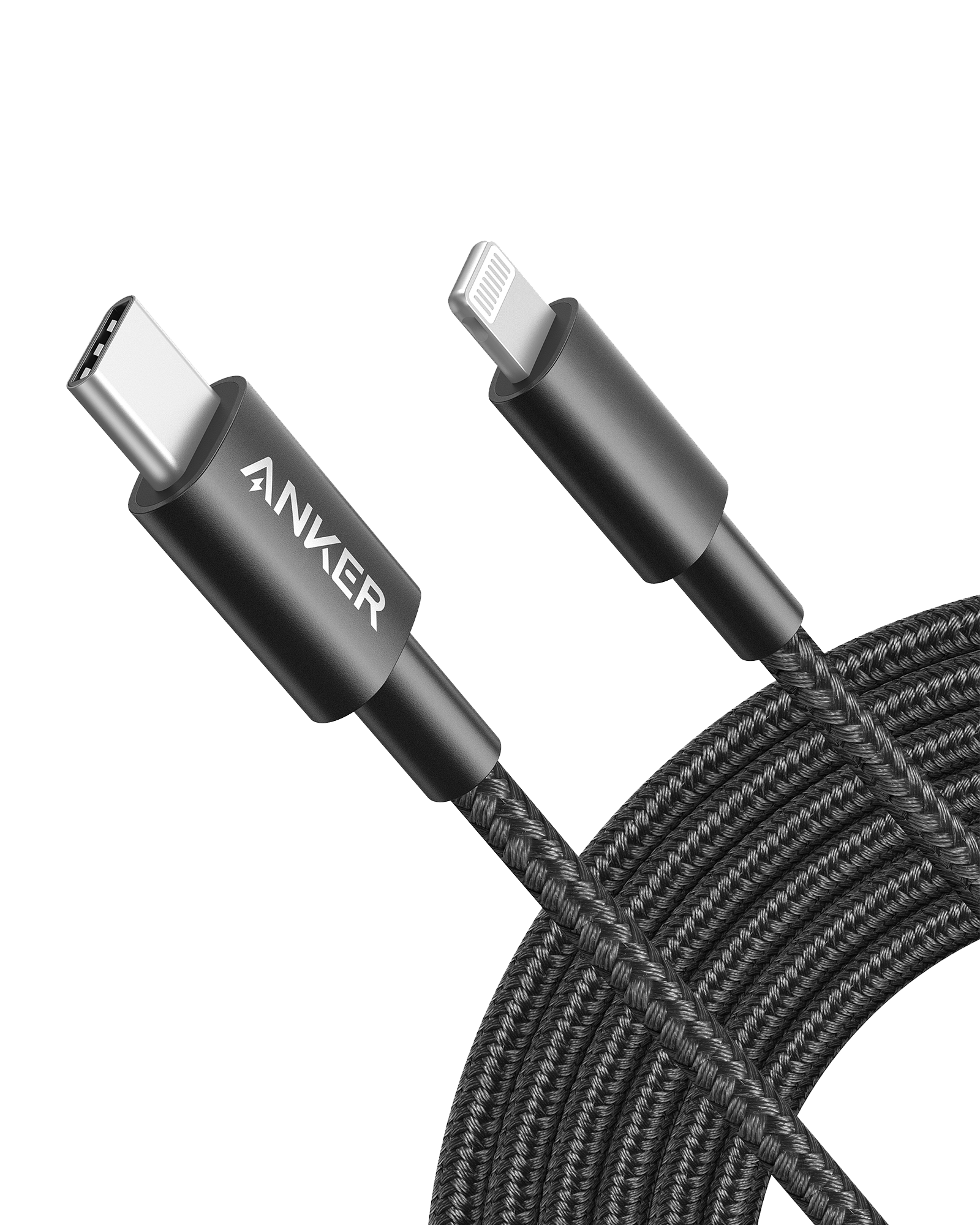Anker 331 USB-C to Lightning Cable W4 Black / 10ft