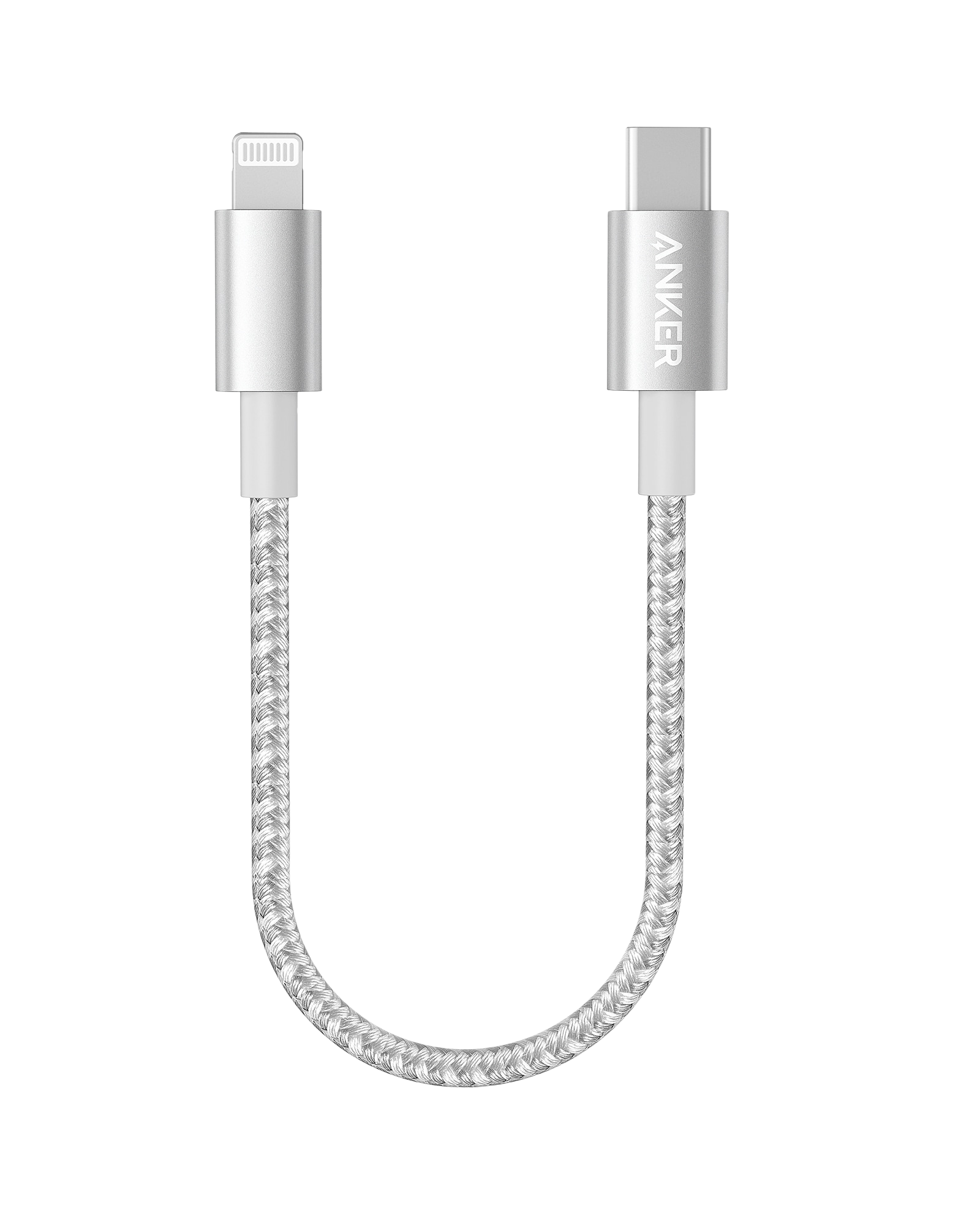 Anker 331 USB-C to Lightning Cable W4 Silver / 1ft