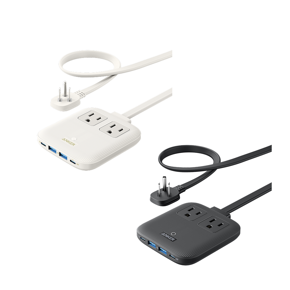 Anker Nano Charging Station (6-in-1, 67W) 2-Pack R1 Black+White