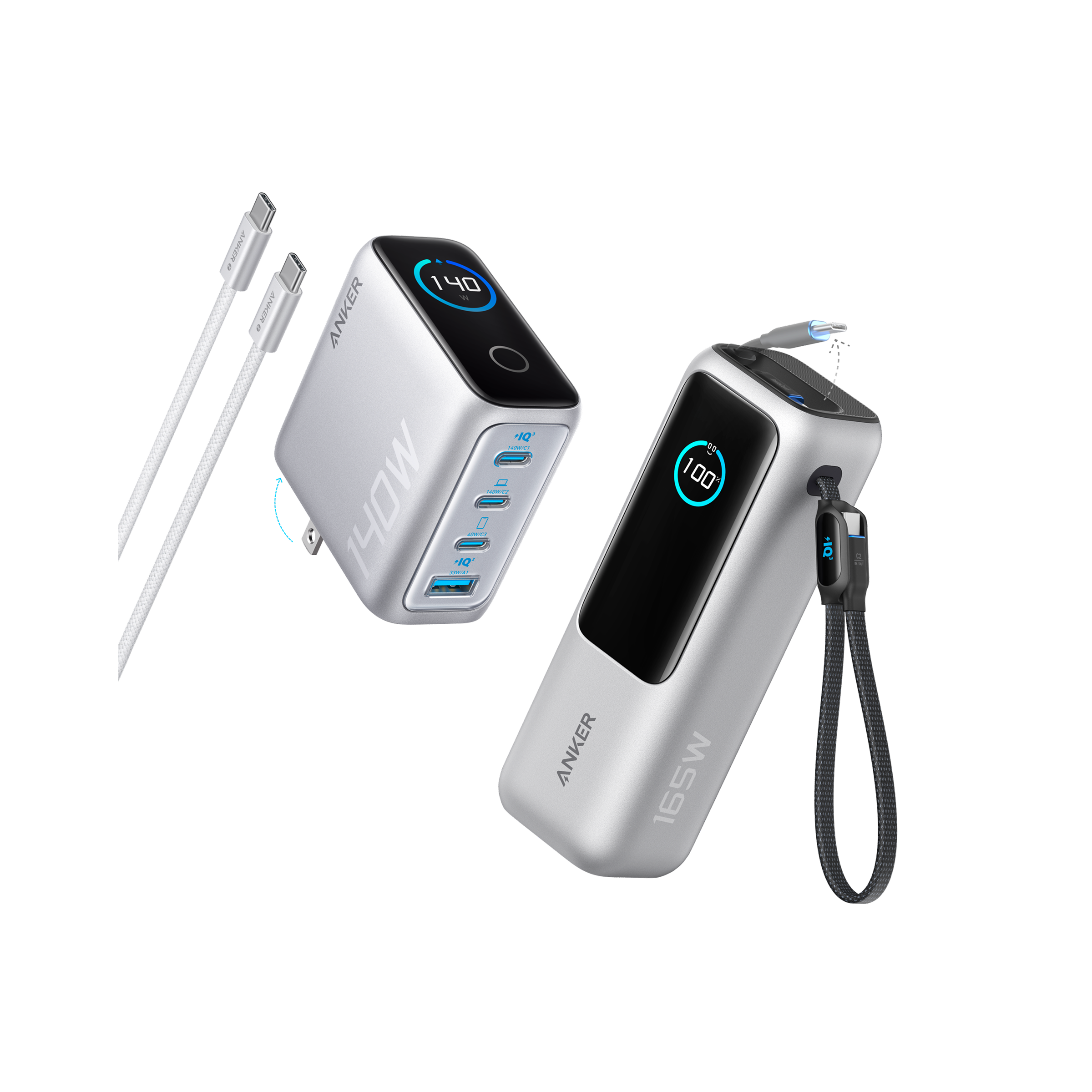 Anker Laptop Power Bank and Anker Laptop Charger L3 Silver